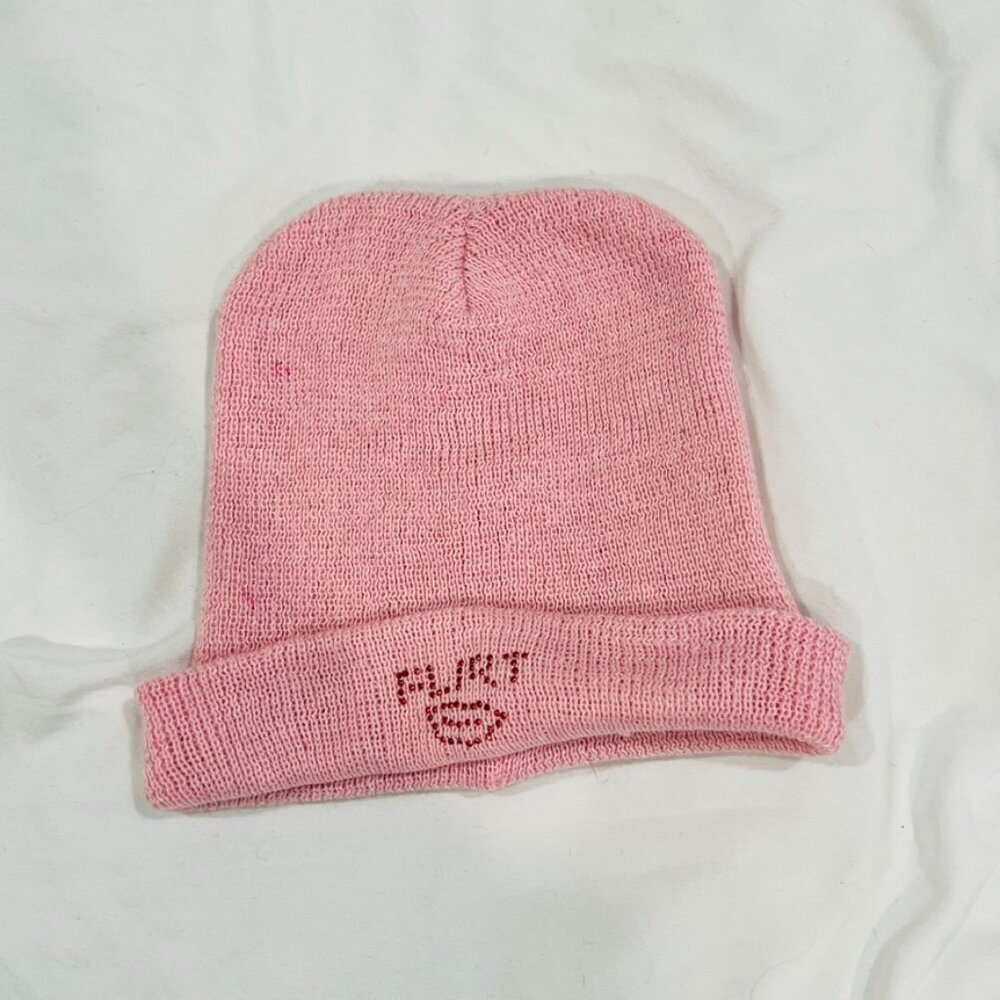 Pink Flirt Knit Beanie - Lightweight Hat